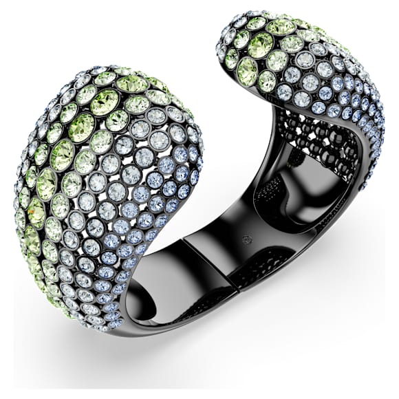 Sublima Armreif, Rundschliff, Mehrfarbig, Rutheniert - Swarovski, 5689593
