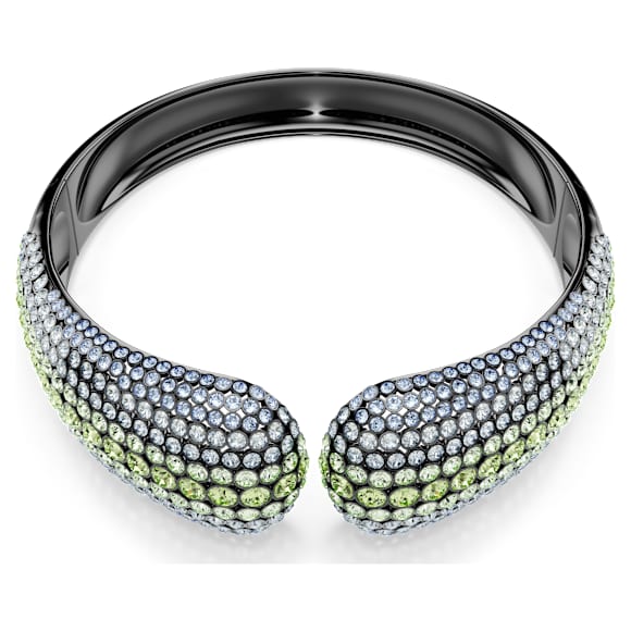 Sublima choker, Round cut, Multicolored, Ruthenium plated - Swarovski, 5689599