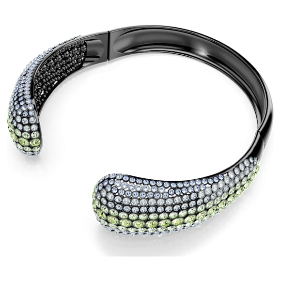 Sublima choker, Round cut, Multicolored, Ruthenium plated - Swarovski, 5689599