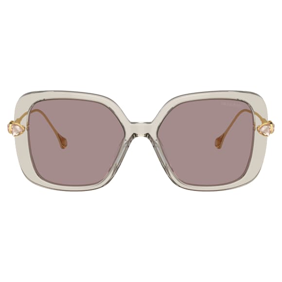 Lunettes de soleil, Oversize, Forme carrée, SK6011, Violettes - Swarovski, 5689798