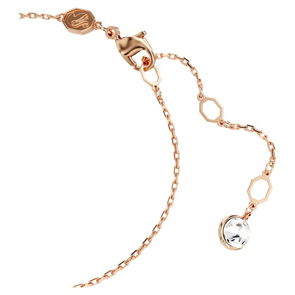 Connexus 手链, 混合切割, 心形, 粉红色, 混合金属润饰 - Swarovski, 5690038