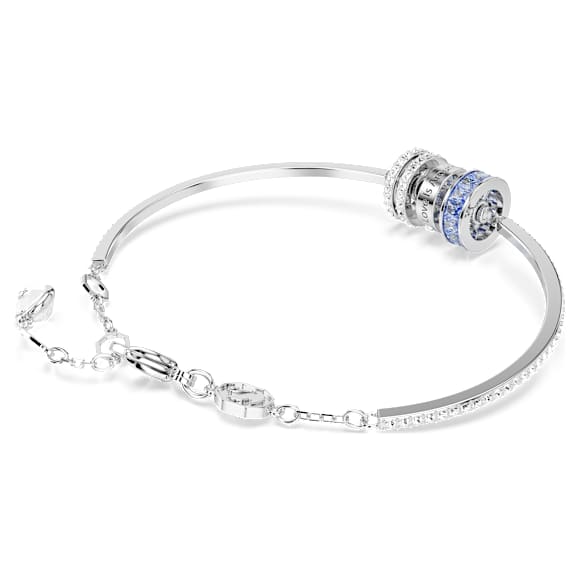 Connexus bracelet, Mixed cuts, `Love is around`, Blue, Rhodium plated - Swarovski, 5690039