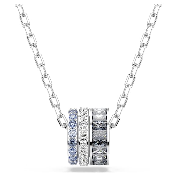 Connexus pendant, Mixed cuts, `Love is around`, Multicolored, Rhodium plated - Swarovski, 5690041