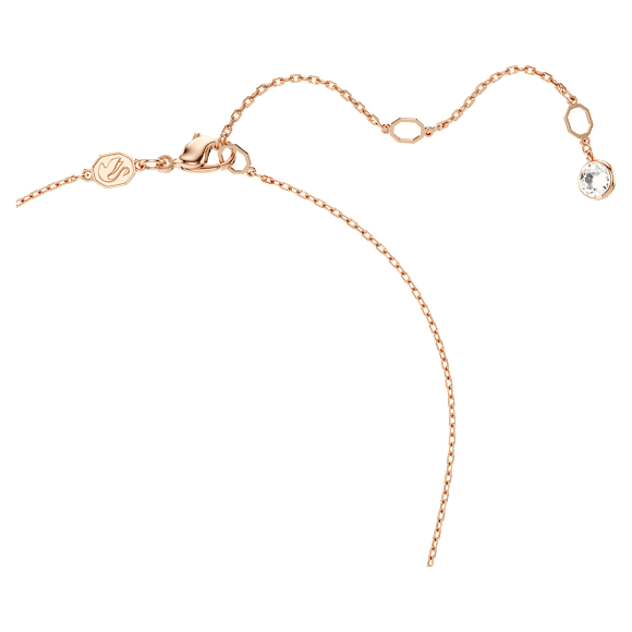 Colgante en Y Connexus, Tallas mixtas, `Love is around`, Rosa, Baño tono oro rosa - Swarovski, 5690044