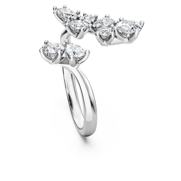 Inel de bypass Galaxy, Diamante create în laborator 1.25 ct tw, Forme mixte, Aur alb 18K - Swarovski, 5690400