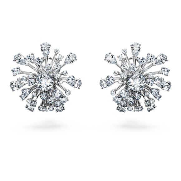 Galaxy Ohrstecker, Im Labor gezüchtete Diamanten 5,5 ct tw, Verschiedene Formen, 18K Weißgold - Swarovski, 5690409