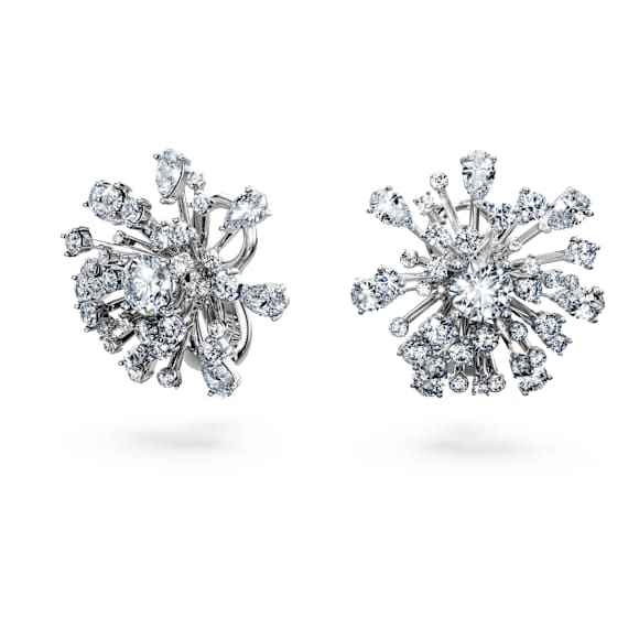 Galaxy Ohrstecker, Im Labor gezüchtete Diamanten 5,5 ct tw, Verschiedene Formen, 18K Weißgold - Swarovski, 5690409