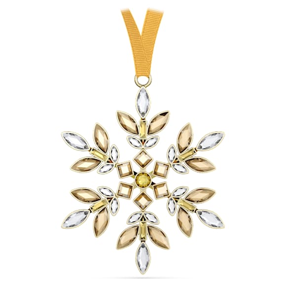 Gema Holiday Ornament, Yellow - Swarovski, 5691043