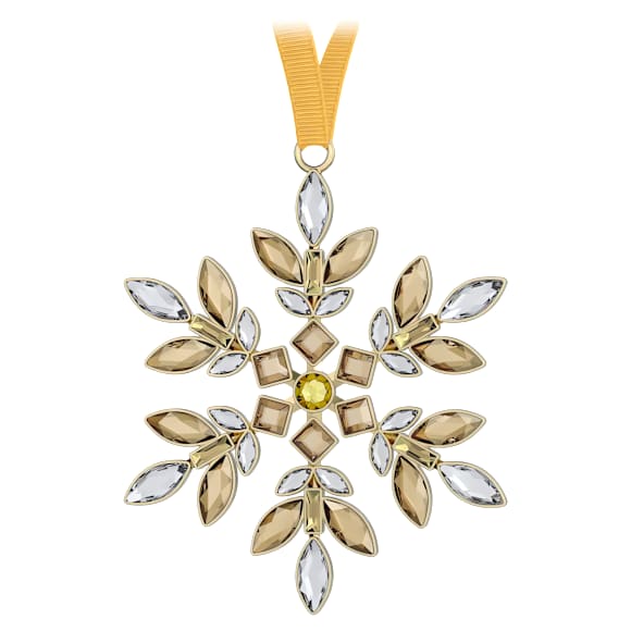 Gema Holiday Ornament, Yellow - Swarovski, 5691043