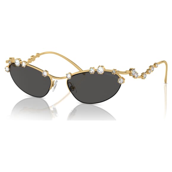 Sunglasses, Cat-eye shape, SKU001, Gray - Swarovski, 5691640