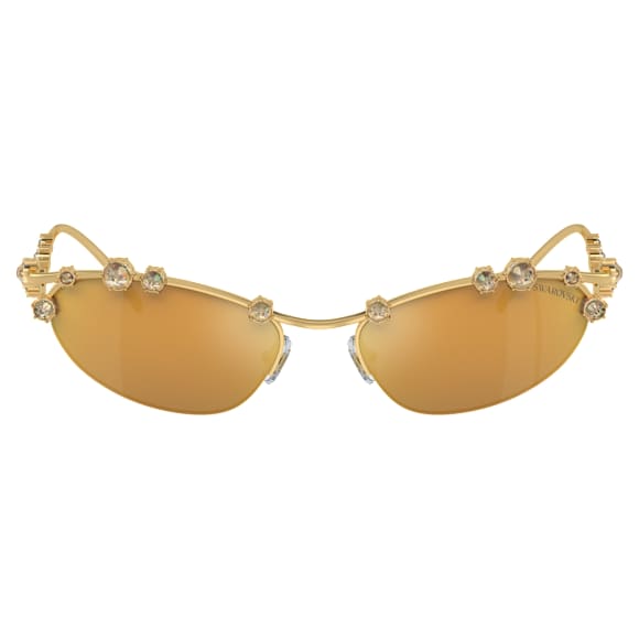แว่นกันแดด, ทรงตาแมว, SKU001, โทนสีทอง - Swarovski, 5691642