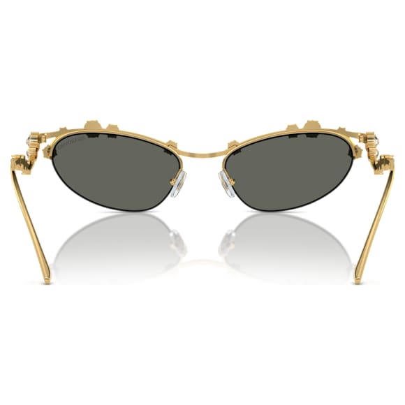 Occhiali da sole, Forma Cat-eye, SKU001, Tono dorato - Swarovski, 5691642