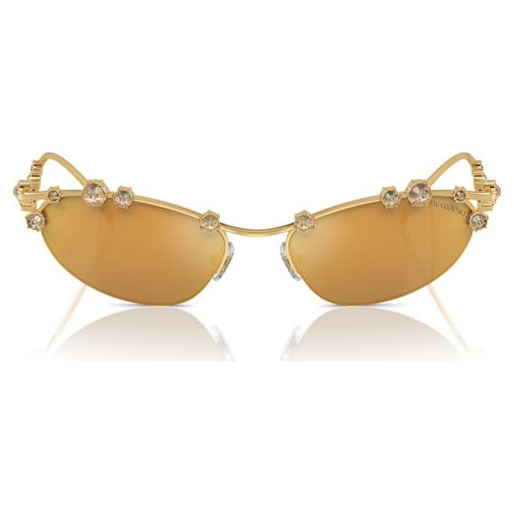 Occhiali da sole, Forma Cat-eye, SKU001, Tono dorato - Swarovski, 5691642
