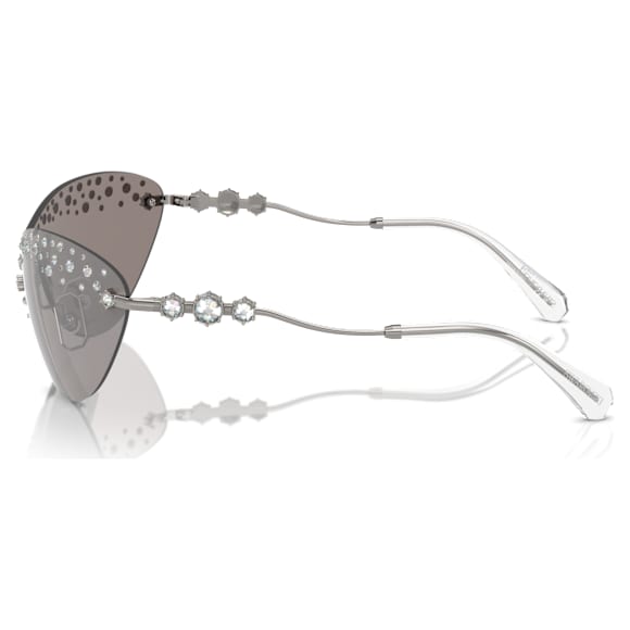 Sunglasses, Mask, Silver tone - Swarovski, 5691643