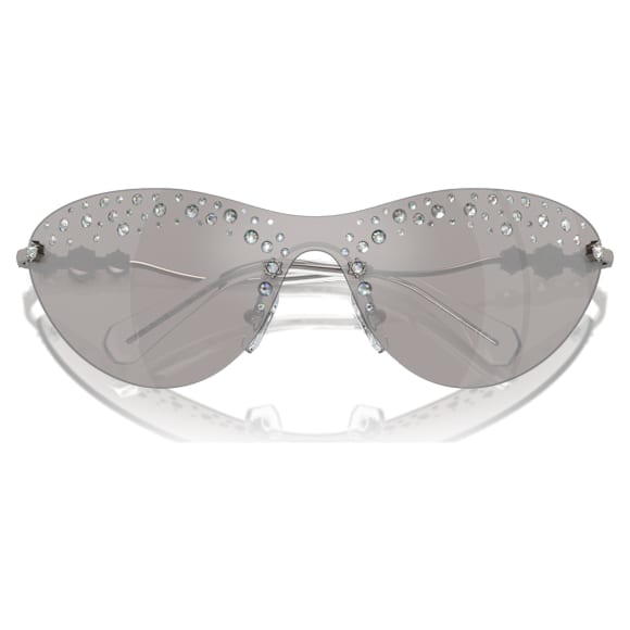 Sunglasses, Mask, Silver tone - Swarovski, 5691643