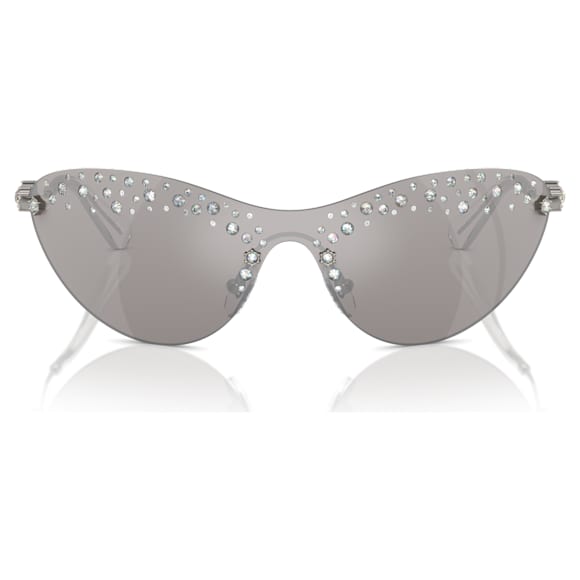 Sunglasses, Mask, Silver tone - Swarovski, 5691643