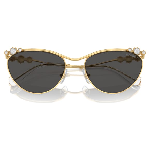 太陽眼鏡, 橢圓形, SK7017, 金色 - Swarovski, 5691647