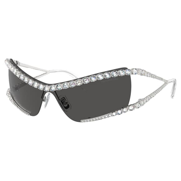 Sunglasses, Mask, Grey - Swarovski, 5691648