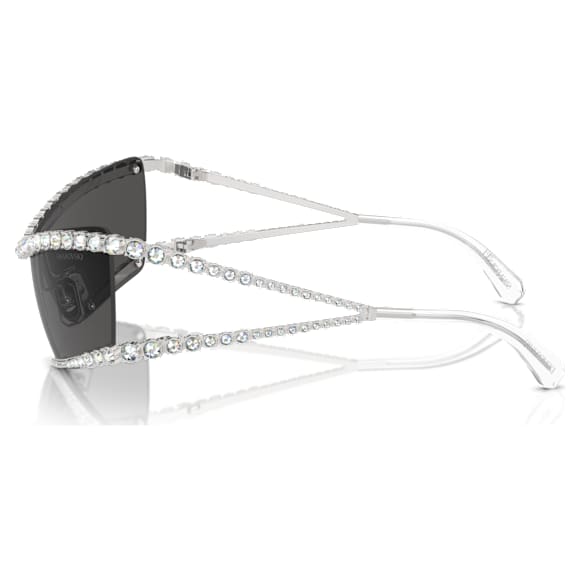 Sunglasses, Mask, Grey - Swarovski, 5691648