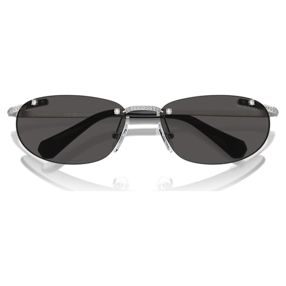 Sunglasses, Oval shape, Black - Swarovski, 5691652