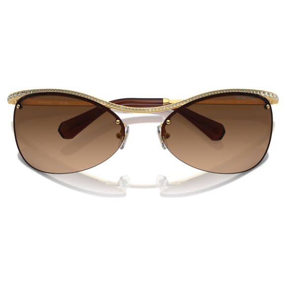 แว่นกันแดด, ทรงรี, SK7018, น้ำตาล - Swarovski, 5691655