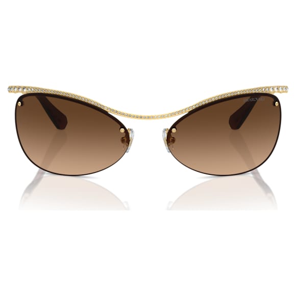 แว่นกันแดด, ทรงรี, SK7018, น้ำตาล - Swarovski, 5691655