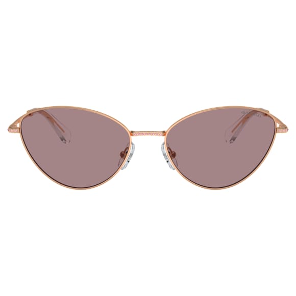 Sunglasses, Cat-eye shape, SK7014, Purple - Swarovski, 5691656