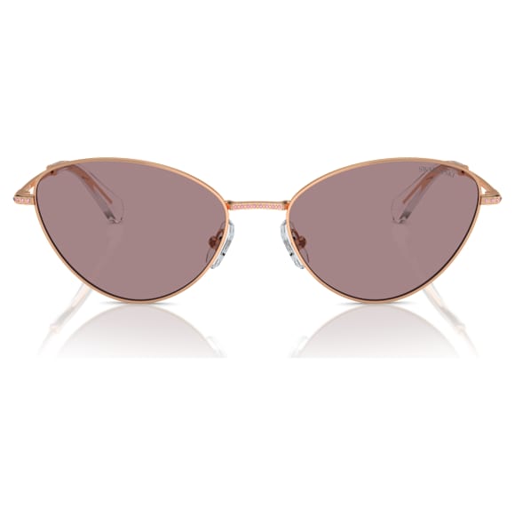 Sunglasses, Cat-eye shape, SK7014, Purple - Swarovski, 5691656