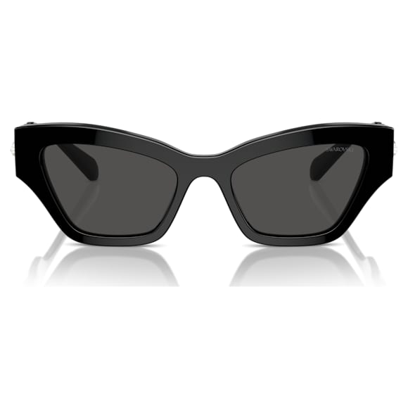 Occhiali da sole, Forma Cat-eye, Neri - Swarovski, 5691693