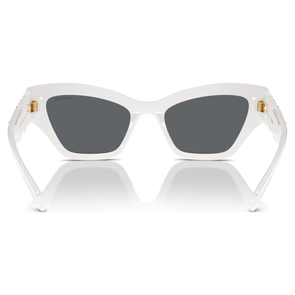 แว่นกันแดด, ทรงตาแมว, ขาว - Swarovski, 5691696