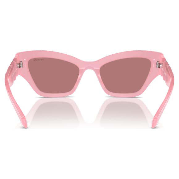 Sunglasses, Cat-eye shape, Pink - Swarovski, 5691697