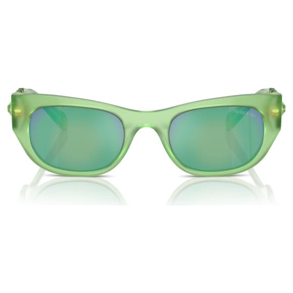 Sunglasses, Oval shape, SK6022, Green - Swarovski, 5691704
