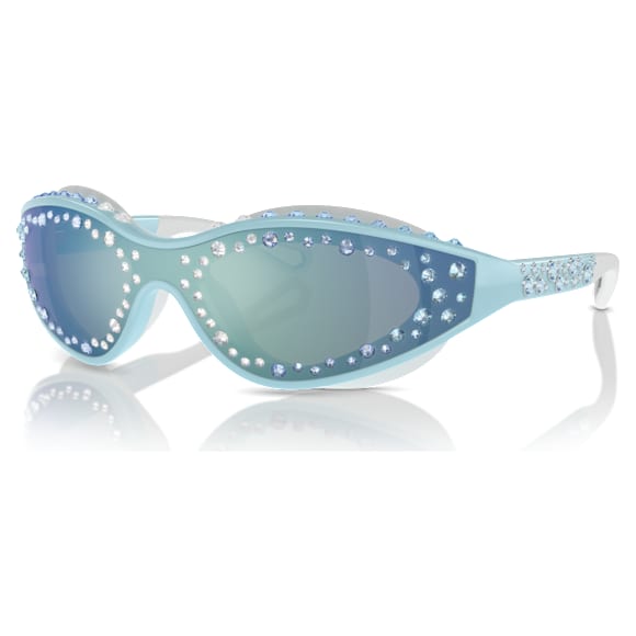 Sunglasses, Swimming shape, Blue - Swarovski, 5691732