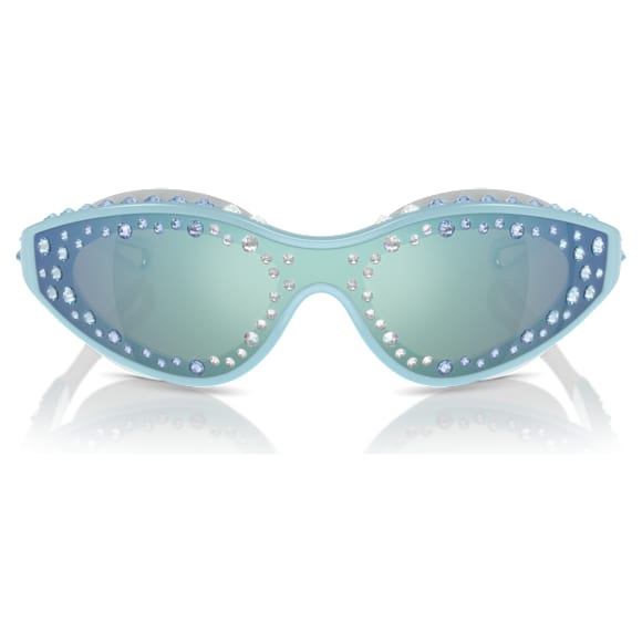 Sunglasses, Swimming shape, Blue - Swarovski, 5691732