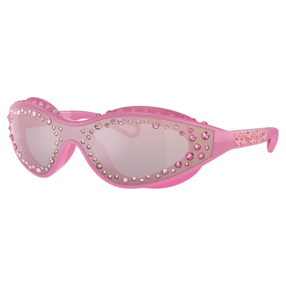 Sunglasses, Swimming shape, Pink - Swarovski, 5691734