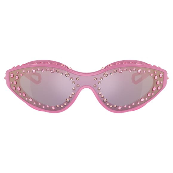 Sunglasses, Swimming shape, Pink - Swarovski, 5691734