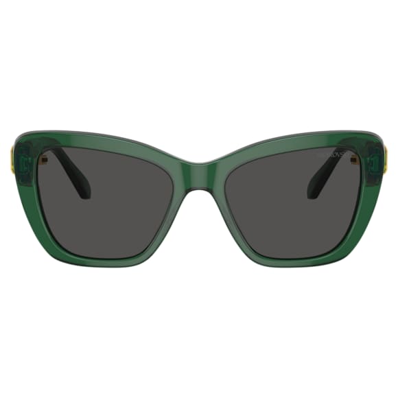 แว่นกันแดด, ทรงเหลี่ยม, SK6018, เขียว - Swarovski, 5691735