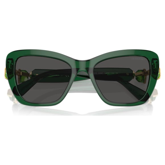 Sunglasses, Square shape, SK6018, Green - Swarovski, 5691735