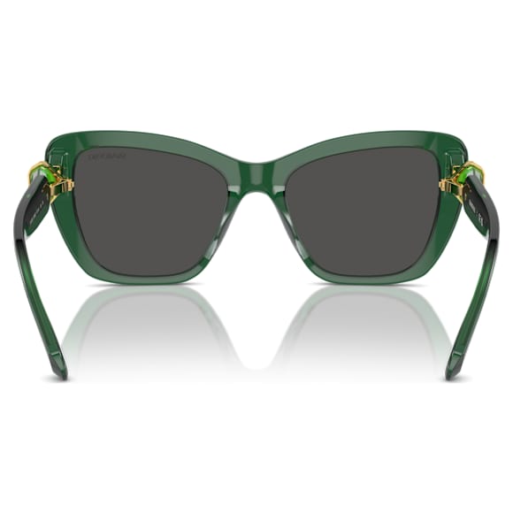Sunglasses, Square shape, SK6018, Green - Swarovski, 5691735