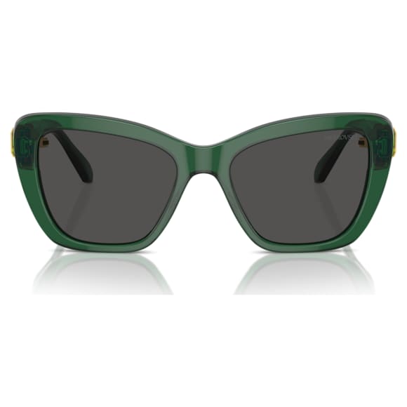 Sunglasses, Square shape, SK6018, Green - Swarovski, 5691735