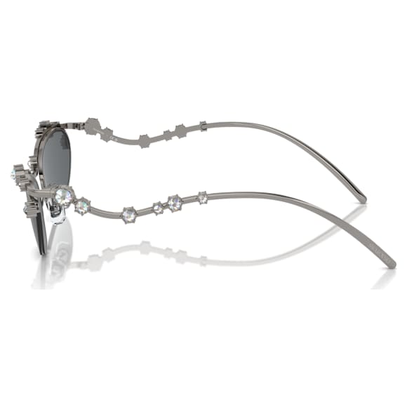 Lunettes de soleil, Style Cat-eye, SKU001, Ton argenté - Swarovski, 5691743