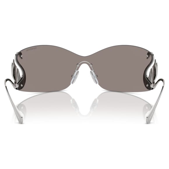 แว่นกันแดด, หน้ากาก, หงส์, SK7020, โทนสีเงิน - Swarovski, 5691744