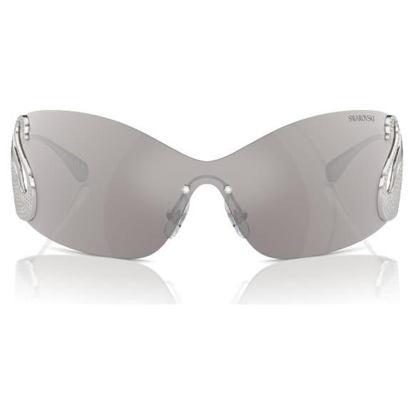 แว่นกันแดด, หน้ากาก, หงส์, SK7020, โทนสีเงิน - Swarovski, 5691744