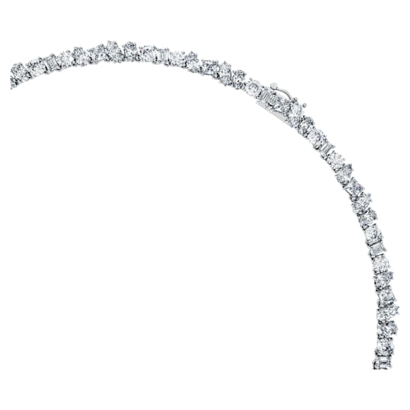 Náhrdelník Galaxy Tennis, Laboratorně pěstované diamanty 47,27 ct tw, Různé tvary, 18K bílé zlato - Swarovski, 5691881