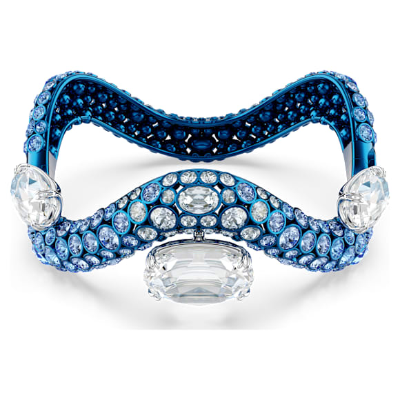 Sublima Armreif, Verschiedene Schliffe, Blau, Blaues Finish - Swarovski, 5692102