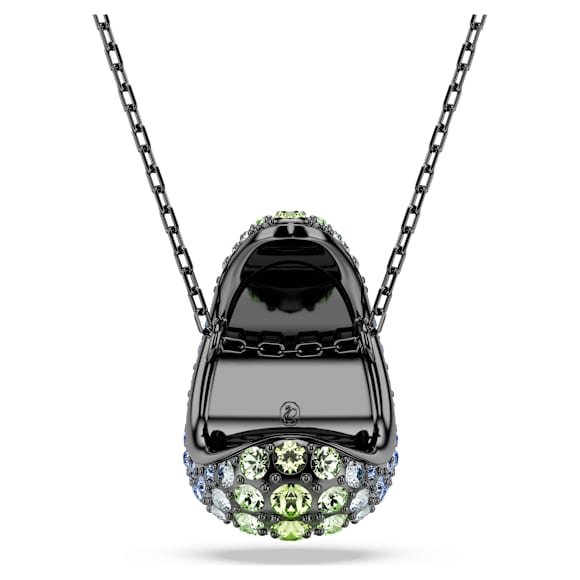 Sublima pendant, Round cut, Multicoloured, Ruthenium plated - Swarovski, 5692112
