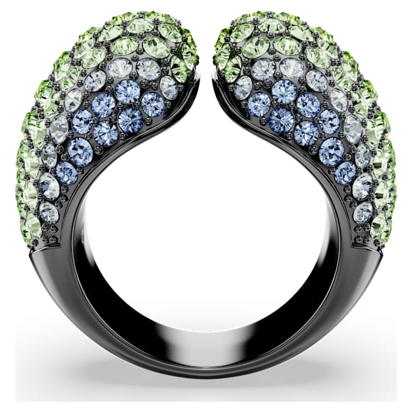Sublima Cocktailring, Rundschliff, Mehrfarbig, Rutheniert - Swarovski, 5692119