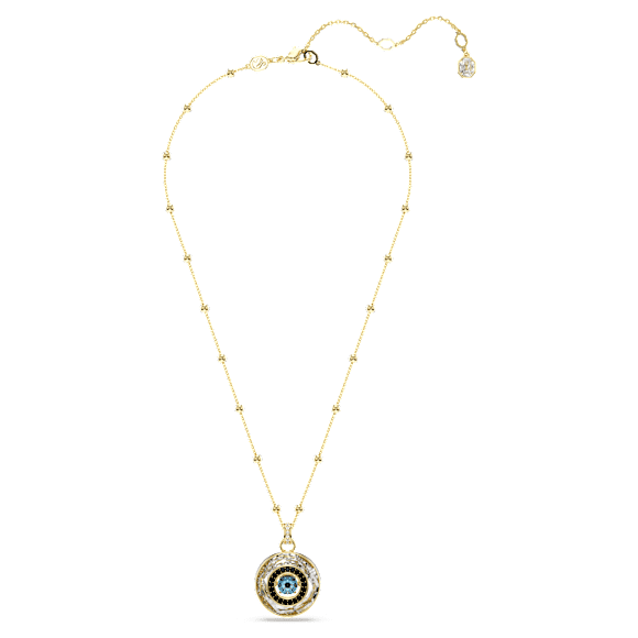 Symbolica 펜던트, 이블 아이, 미디엄, 멀티컬러, 18K 골드 피니시 - Swarovski, 5692166