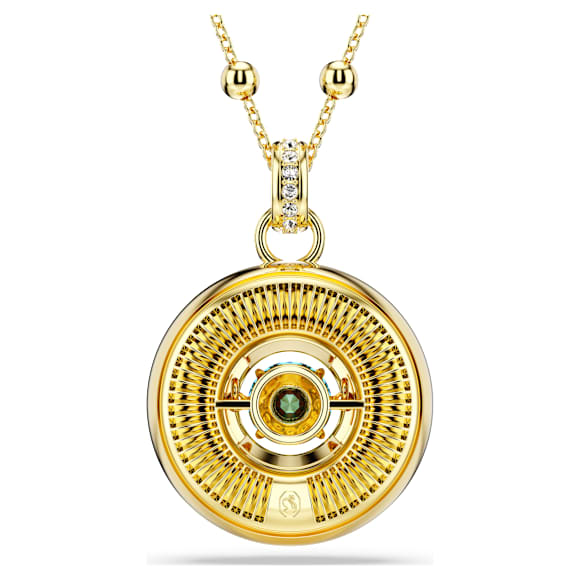 Pandantiv Symbolica, Deochi, Mediu, Multicolor, Placat cu auriu - Swarovski, 5692166