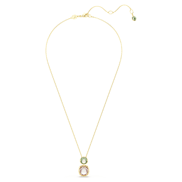 Chroma Anhänger, Kissenschliff, Mehrfarbig, Goldlegierungsschicht - Swarovski, 5692496